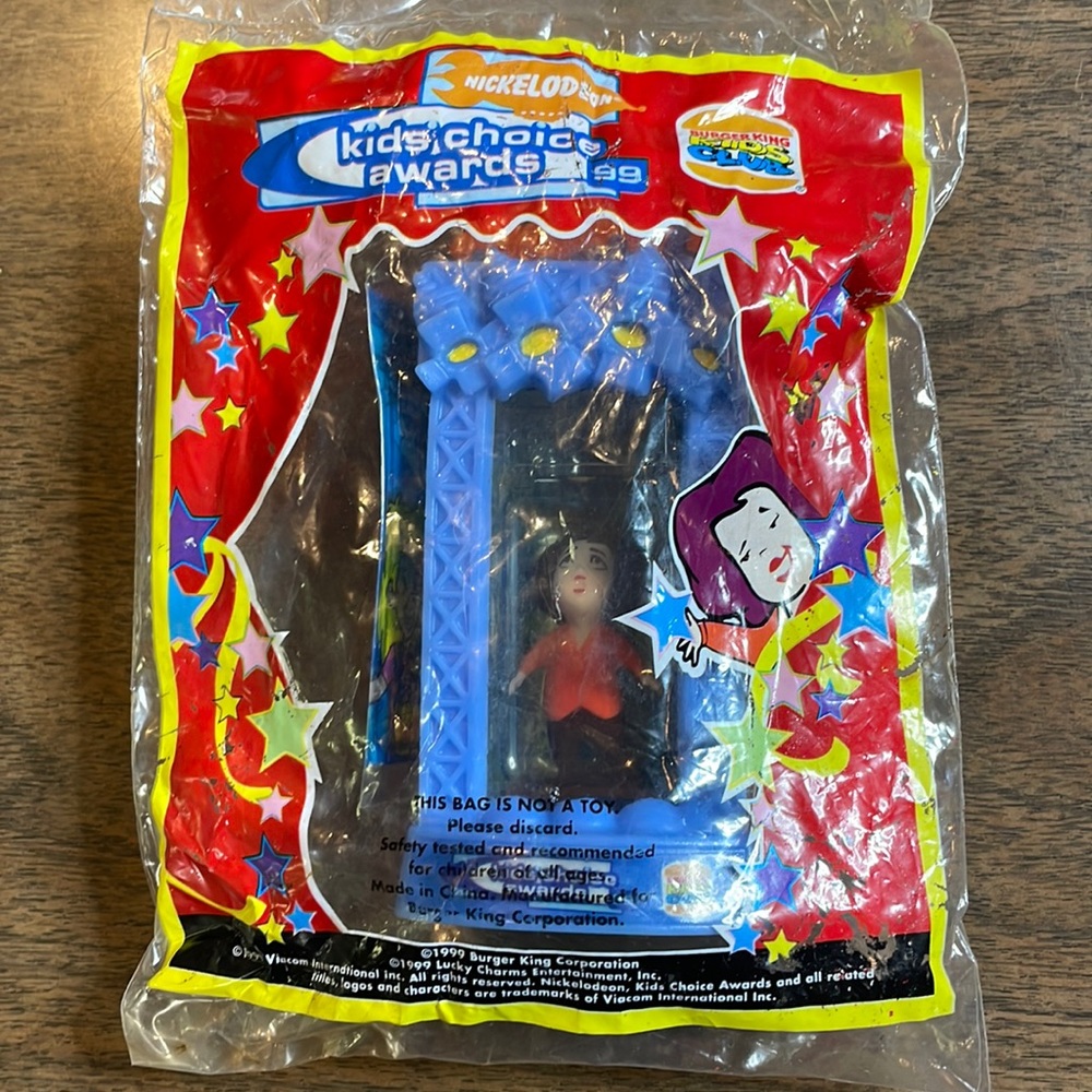 Burger‎ King Nickelodeon Rosie O'Donnell Kids Choice Award Toy, Vintage 1999 New